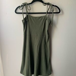 TIE SHOULDER NASTY GAL MINI DRESS SKATER DRESS